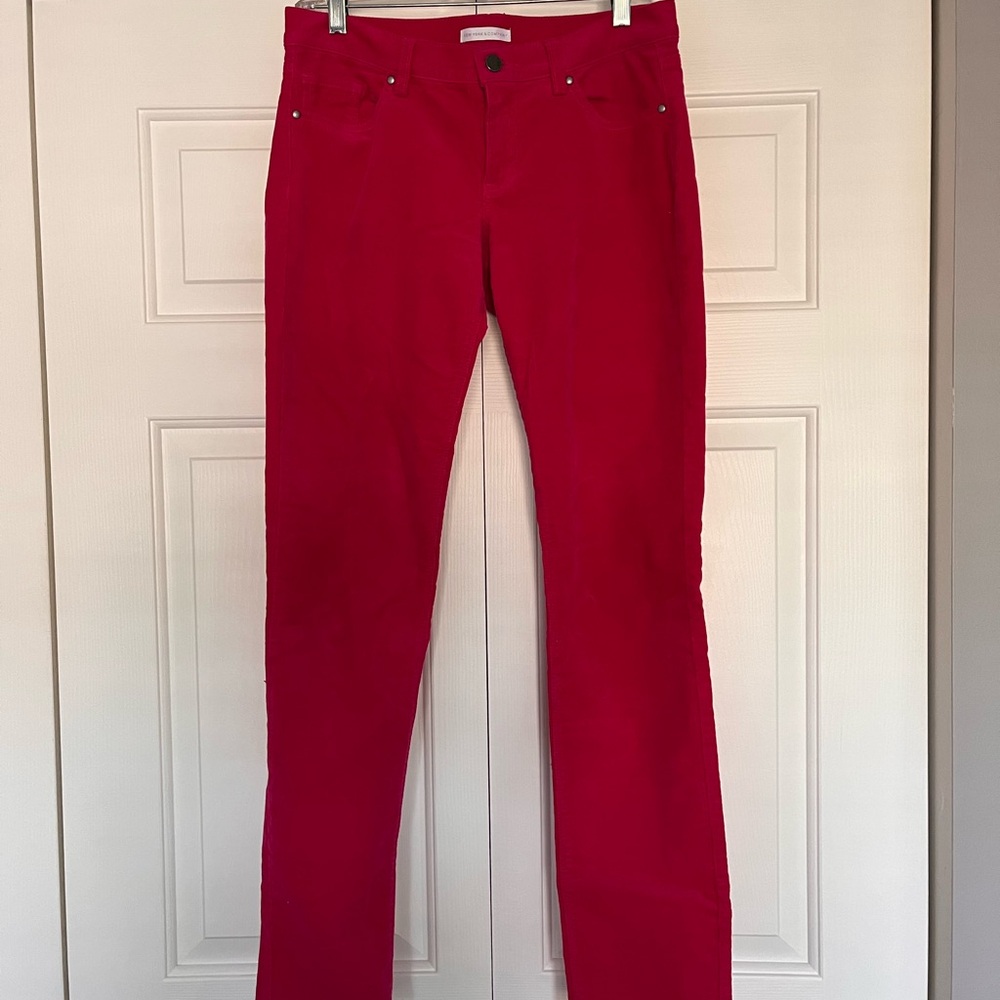 Magenta corduroy with stretch